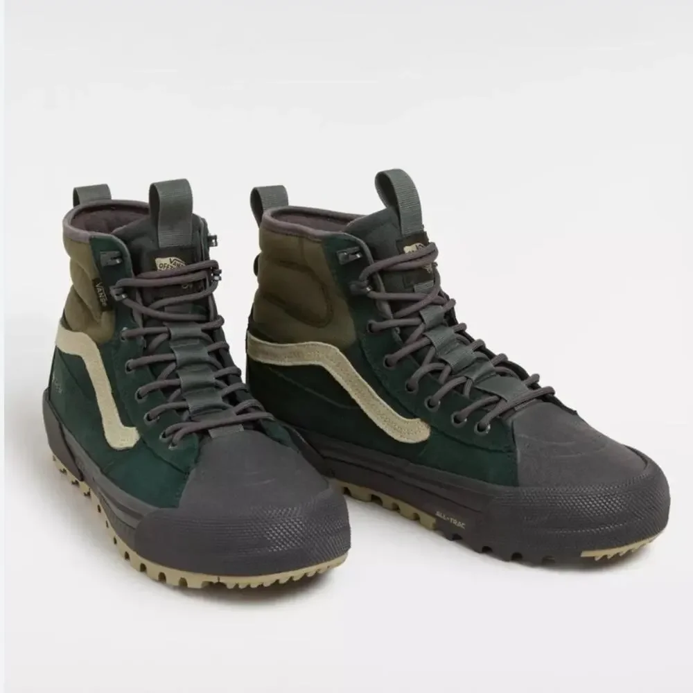 NEW VANS SK8-HI GORE-TEX MTE-3 SHOES SCARAB GRAPE LEAF GREEN UNISEX M6 W7.5